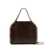 Stella McCartney Stella McCartney Falabella Mini Stella Mccartney Python Effect Bag BROWN