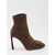Roger Vivier Trompette Ankle Boots In Suede BROWN