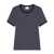 COURRÈGES Courrèges Cotton T-Shirt With Contrasting Trim GREY