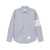 Thom Browne Thom Browne Cotton Shirt With Four-Stripe Detail GREY