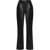 Diesel Solid Color P-Lumys Pants With Frayed Detail Black