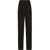 Dolce & Gabbana High-Waist Virgin Wool Blend Single Pleated Pants Black