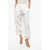 WARDROBE.NYC Solid Color Cotton Blend Pants With Drawstring Ankle White