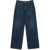 Alexander McQueen High Rise Wide Leg Jeans Blue
