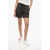 Isabel Marant Etoile Cotton Miriana Shorts With Velvet Monogram Black