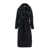 Michael Kors Black Coat With Classic Lapels With Removable Fur In Wool Blend Woman Black