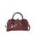 Stella McCartney 'Ryder' Bordeaux Handbag With Two Top Handles And Front Padlock Detail With Logo In Ecoleather Woman Red