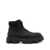 Moncler Moncler Lace-Up Boots Peak City In Leather Black