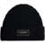 Dondup Knit beanie with logo Black