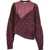 ISABEL MARANT ETOILE Patchwork "Daryl" Sweater PURPLE