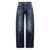 DSQUARED2 DSQUARED2 Dsquared2 Denim Blue Vintage Effect Wide Leg Jeans BLUE