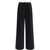 forte_forte Sartorial high-waisted pinstripe wool-blend Trousers NOIR