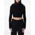 Rick Owens Rick Owens Black Cropped Knit With Cowl Neck Black