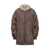 Isabel Marant Isabel Marant Étoile Evina Oversized Shearling And Nylon Jacket GREEN