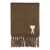 AMI Paris AMI Paris Alpaca Wool Blend Scarf With  De Coeur Logo Brown