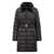 Michael Kors Michael Kors Michael Kors Black Long Down Jacket With Belt And Fur Collar Black