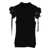Alberta Ferretti Alberta Ferretti Top With Applications By Alberta Ferretti Black