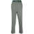 P.A.R.O.S.H. P.A.R.O.S.H. Fine-Check Tapered Cropped Trousers GREEN