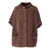 Diego M TEDDY CAPE WITH KNITTED DETAILS Brown