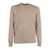 Phi Fdl EXTRA FINE MERINO WOOL CREW NECK SWEATER Beige