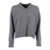 Phi Fdl V NECK LS OVER SWEATER Gray
