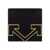 Off-White TYPE LOGO SCARF BLACK - YELLOW Black  