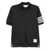 Thom Browne "4-BAR" wool polo shirt Grey