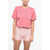 Dior Wool Blend Radzmir Lined Crop Top Pink