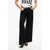 COURRÈGES Visible Stitching Baggy Fit Pants Black