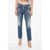 DSQUARED2 Pac-Man Regular Fit Cool Girl Jeans With Embroidery 15Cm Blue