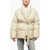Bacon Nylon Dada Down Jacket With Wrap Design Beige
