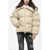 Bacon Waterproof Fabric Double B Down Jacket With Hood Beige