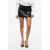 Céline Leather Miniskirt With Back Zip Black