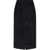 Balenciaga Lurex Knitted Longuette With Back Zip And Split Black