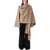 Alberta Ferretti Alberta Ferretti Oversized Wool And Cashmere Cape Beige