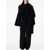 Alberta Ferretti Alberta Ferretti Oversized Wool And Cashmere Cape Black