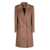 Max Mara Max Mara Double-Breasted Coat In Camel Brown