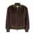 P.A.R.O.S.H. P.A.R.O.S.H. Bomber Jacket In Faux Fur BROWN