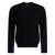 Comme des Garçons Comme Des Garçons Wool Crew Neck Sweater Black
