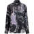 PUCCI Silk Shirt with Abstract Print BLACK PINK