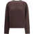 EXTREME CASHMERE Crewneck Sweater N°373 Oldie in Cashmere DARK BROWN