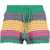 GALLO 1927 Stripe Pattern Shorts MULTICOLOUR