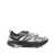 Hoka One One 'Mafate Speed 4 Lite' Black Low Top Sneakers With Mesh Panels In Tech Fabric Unisex GREY