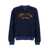 After Pray 'Forever' Blue Sweatshirt With Logo Lettering On The Front And Dropped Shoulders In Cotton Man BLUE