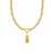 Hermina Athens Hermina Athens Aphrodite Charm Kyklos Chain Accessories GOLD