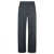 Niu Niu Cotton Blend Wide-Leg Trousers GREY