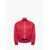 JW Anderson JW Anderson Oversized Curved Hem Bomber Jacket Red