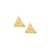 Hermina Athens Hermina Athens Kressida Pyramis Large Pin Earrings Accessories GOLD