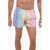 YES I AM All-Over Logo Swim Shorts Multicolor
