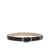 Adriano Meneghetti "Sun" leather belt Black